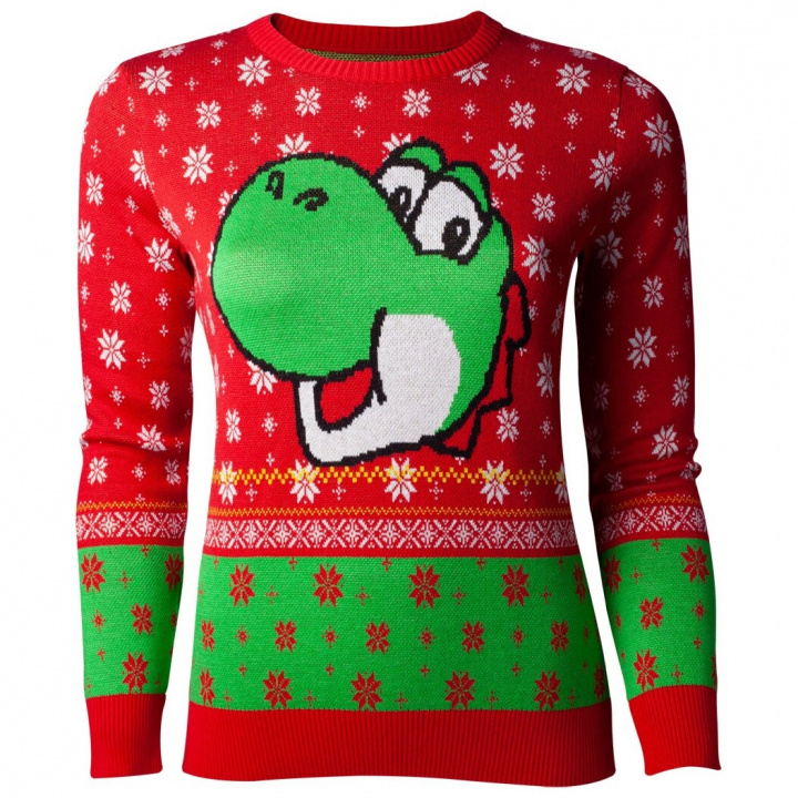 Difuzed Super Mario Yoshi joulupusero, XS ryhmässä URHEILU, VAPAA-AIKA JA HARRASTUS / Tarvikkeet / T-paidat @ TP E-commerce Nordic AB (A22119)