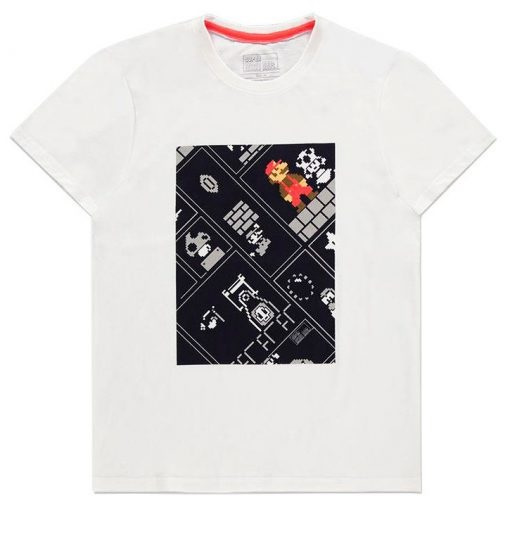 Difuzed 8Bit Super Mario Bros T-shirt, M ryhmässä URHEILU, VAPAA-AIKA JA HARRASTUS / Tarvikkeet / T-paidat @ TP E-commerce Nordic AB (A22147)