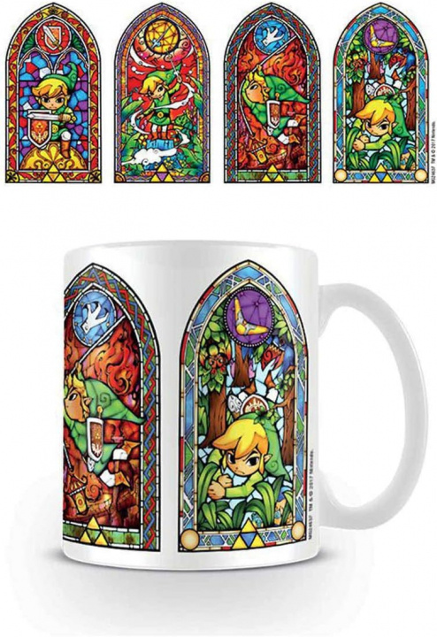 Legend of Zelda - Stained Glass Mugg ryhmässä URHEILU, VAPAA-AIKA JA HARRASTUS / Hauskat tavarat / Mukit @ TP E-commerce Nordic AB (A22295)