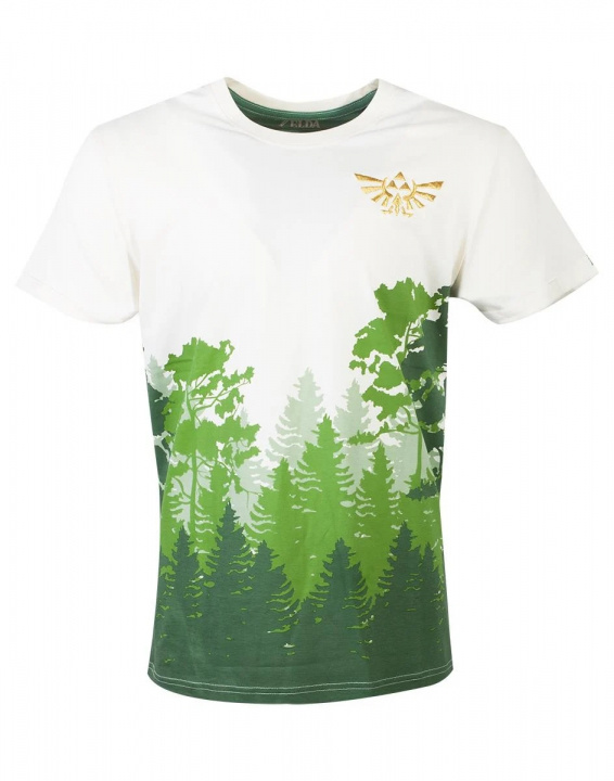Difuzed Zelda Hyrule Forest T-shirt, S ryhmässä KODINELEKTRONIIKKA / Pelikonsolit & Tarvikkeet / Muut pelit @ TP E-commerce Nordic AB (A22341)
