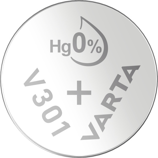 Varta V301/SR43 Hopeinen kolikkokello J-Pack J-Pack ryhmässä KODINELEKTRONIIKKA / Paristot & Laturit / Akut / Nappiparistot @ TP E-commerce Nordic AB (A22373)