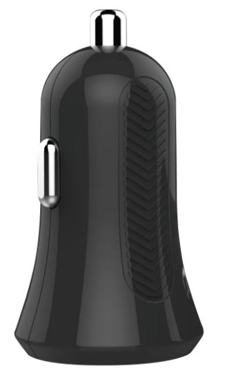 Autosovitin, 5W, USB-A, musta ryhmässä ÄLYPUHELIMET JA TABLETIT / Laturit & Kaapelit / Autolaturi / Autolaturi USB @ TP E-commerce Nordic AB (A22403)
