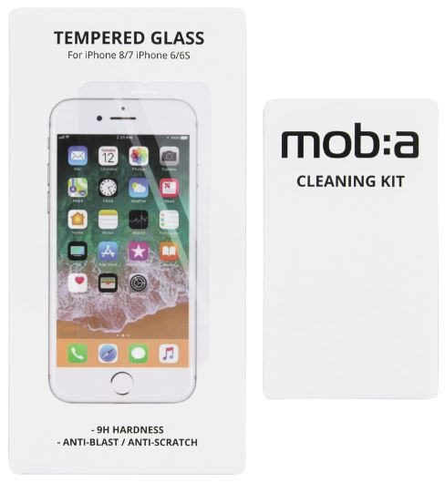 iPhone 6S/7/8/SE (2020/2022), Tempered glass ryhmässä ÄLYPUHELIMET JA TABLETIT / Puhelimen suojakotelo / Apple / iPhone SE (2nd gen & 3rd gen) / Näytönsuoja @ TP E-commerce Nordic AB (A22418)