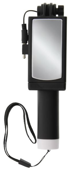 Selfie-tikku, 3,5 mm kaapelilla, musta ryhmässä ÄLYPUHELIMET JA TABLETIT / Muut tarvikkeet / Telakat, Jalustat & Pidikkeet @ TP E-commerce Nordic AB (A22423)