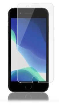 iPhone 6/7/8/SE (2020/2022) Screen protector Tempered Glass , 0.33mm ryhmässä ÄLYPUHELIMET JA TABLETIT / Puhelimen suojakotelo / Apple / iPhone SE (2nd gen & 3rd gen) / Näytönsuoja @ TP E-commerce Nordic AB (A22428)