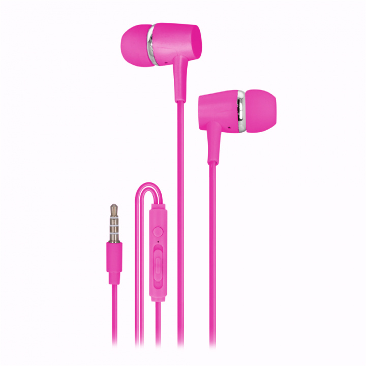 Setty Langalliset kuulokkeet 3.5mm, vaaleanpunainen ryhmässä KODINELEKTRONIIKKA / Ääni & Kuva / Kuulokkeet & Tarvikkeet / Kuulokkeet @ TP E-commerce Nordic AB (A22501)