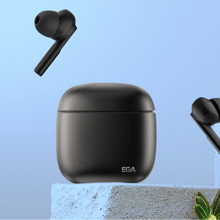 ET05 True Wireless Bluetooth -kuulokkeet, musta ryhmässä KODINELEKTRONIIKKA / Ääni & Kuva / Kuulokkeet & Tarvikkeet / Kuulokkeet @ TP E-commerce Nordic AB (A22627)