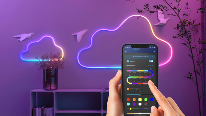 United WLR2347 Wifi Smart LED-köysivalo 3m ryhmässä KODINELEKTRONIIKKA / Valaistus / LED-silmukka @ TP E-commerce Nordic AB (A22670)