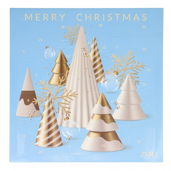 Zmile Cosmetics Kauneuden adventtikalenterin neliö \'3D joulukuuset\' ryhmässä LELUT, TUOTTEET LAPSILLE JA VAUVOILLE / Leikkikalut, Askartelu &Pelit / Joulukalenterit @ TP E-commerce Nordic AB (A22679)