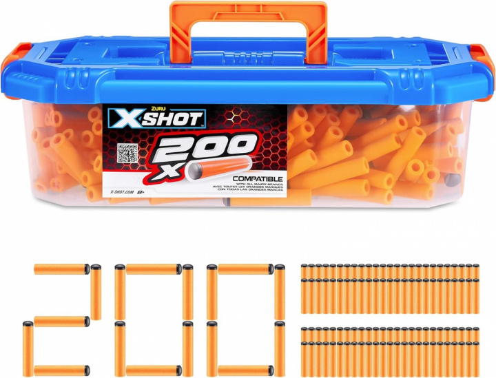 Zuru X-Shot Extra tikat, 200kpl ryhmässä LELUT, TUOTTEET LAPSILLE JA VAUVOILLE / Leikkikalut, Askartelu &Pelit / Toimintapeli @ TP E-commerce Nordic AB (A22720)