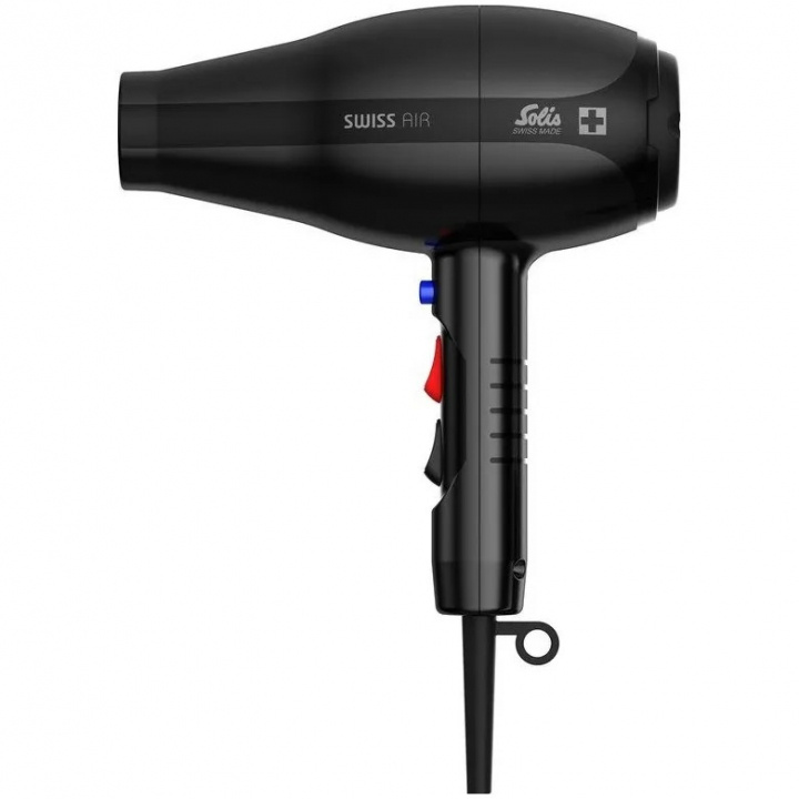 Solis Swiss Air Black 360° hiustenkuivaaja ryhmässä KAUNEUS JA TERVEYS / Hiukset &Stailaus / Muotoilutyökalut / Hiustenkuivaimet @ TP E-commerce Nordic AB (A22739)