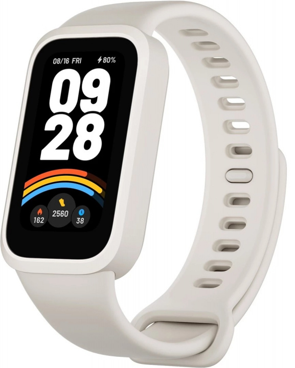 Xiaomi Smart Band 9 Active Beige Valkoinen ryhmässä URHEILU, VAPAA-AIKA JA HARRASTUS / Urheilu- ja sykekellot / Urheilukello @ TP E-commerce Nordic AB (A22773)