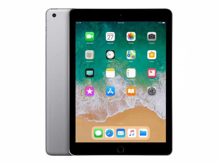 Käytetty Apple Ipad 6th gen (2018) 128GB LTE Space Grey Luokka B ryhmässä ÄLYPUHELIMET JA TABLETIT / Tabletit @ TP E-commerce Nordic AB (A22809)