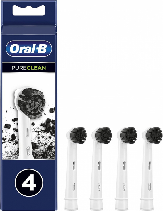 Oral-B Pure Clean 4-Pack ryhmässä KAUNEUS JA TERVEYS / Suunhoito / Sähköhammasharjat Tarvikkeet @ TP E-commerce Nordic AB (A22892)