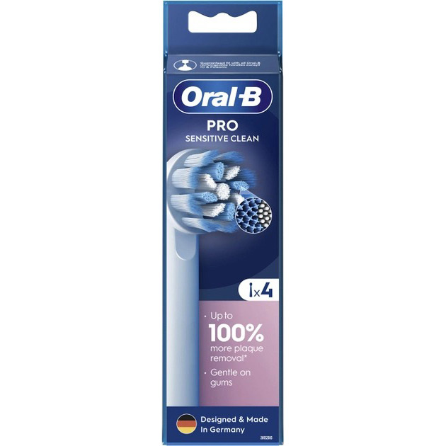 Oral-B Pro Sensitive Clean 4-pack ryhmässä KAUNEUS JA TERVEYS / Suunhoito / Sähköhammasharjat Tarvikkeet @ TP E-commerce Nordic AB (A22895)