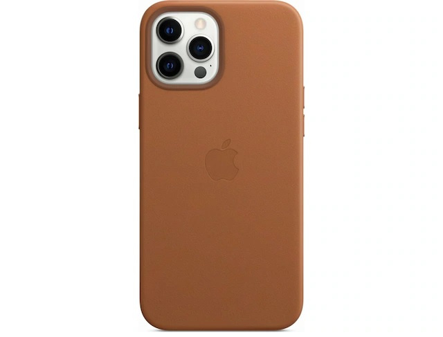 Apple iPhone 12 Pro Max Leather Case Saddle Brown ryhmässä ÄLYPUHELIMET JA TABLETIT / Puhelimen suojakotelo / Apple / iPhone 12 Pro @ TP E-commerce Nordic AB (A22909)