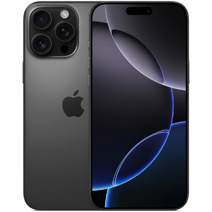 Apple iPhone 16 Pro Max 256GB Black Titanium, DEMO ryhmässä ÄLYPUHELIMET JA TABLETIT / Kännykät & smartphones @ TP E-commerce Nordic AB (A22917)