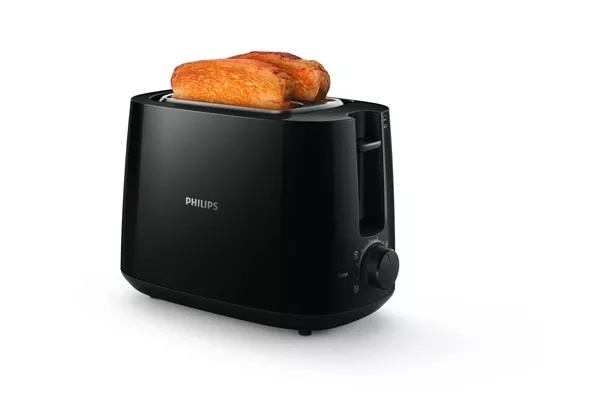 Philips HD2581 - Brödrost För 2 Skivor, Svart ryhmässä KOTI, TALOUS JA PUUTARHA / Kodinkoneet / Leivänpaahtimet & Leipägrillit / Leivänpaahtimet @ TP E-commerce Nordic AB (A22922)