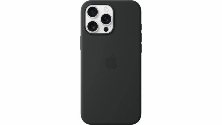 Apple iPhone 16 Pro Max Silicone Case with MagSafe - Black ryhmässä ÄLYPUHELIMET JA TABLETIT / Puhelimen suojakotelo / Apple / iPhone 16 @ TP E-commerce Nordic AB (A22946)