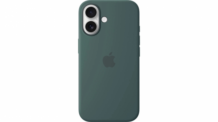 Apple iPhone 16 Silicone Case with MagSafe - Lake Green ryhmässä ÄLYPUHELIMET JA TABLETIT / Puhelimen suojakotelo / Apple / iPhone 16 @ TP E-commerce Nordic AB (A22947)