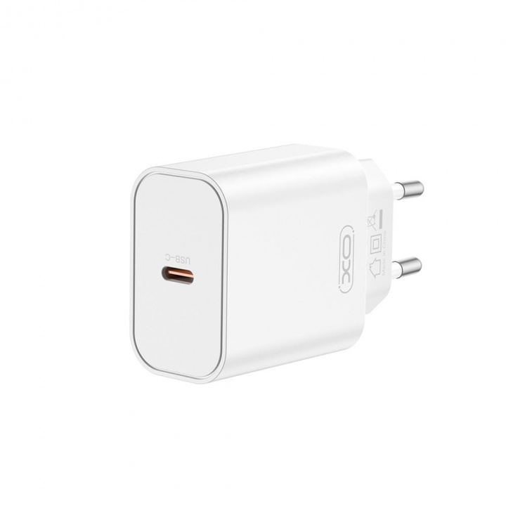 XO wall charger CE32 PD 20W 1x USB-C white ryhmässä ÄLYPUHELIMET JA TABLETIT / Laturit & Kaapelit / Seinälaturi / Seinälaturi Type C @ TP E-commerce Nordic AB (A22961)