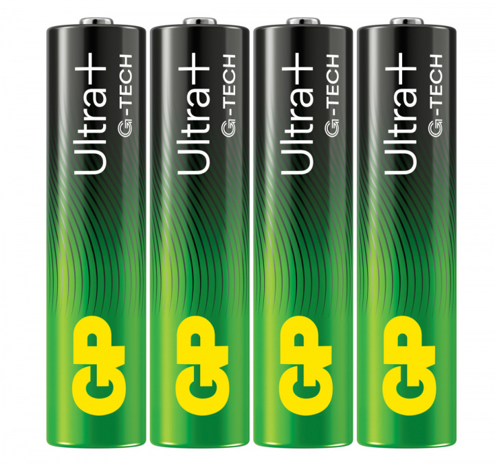 GP Battery Ultra Plus Alkaline AAA/LR03 4-pack ryhmässä KODINELEKTRONIIKKA / Paristot & Laturit / Akut / AAA @ TP E-commerce Nordic AB (A22998)