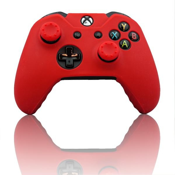Silikonhölje till XBOX One-kontroll, Röd ryhmässä KODINELEKTRONIIKKA / Pelikonsolit & Tarvikkeet / Xbox One @ TP E-commerce Nordic AB (A23100)