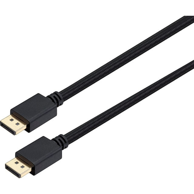 Sandstrøm DisplayPort till DisplayPort 1.4-kabel (2m) ryhmässä TIETOKOONET & TARVIKKEET / Kaapelit & Sovittimet / DisplayPort / Kaapelit @ TP E-commerce Nordic AB (A23109)