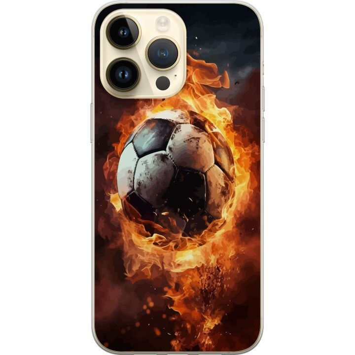 Kännykkäkuori Apple iPhone 15 Pro Max-laitteelle, jossa on Jalkapallo kuvio ryhmässä ÄLYPUHELIMET JA TABLETIT / Puhelimen suojakotelo / Apple / iPhone 15 @ TP E-commerce Nordic AB (A51020)