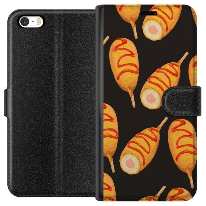 Lompakkokotelo Apple iPhone 5-laitteelle, jossa on Kanan reisi kuvio ryhmässä ÄLYPUHELIMET JA TABLETIT / Puhelimen suojakotelo / Apple / iPhone 5/5S/SE @ TP E-commerce Nordic AB (A51089)