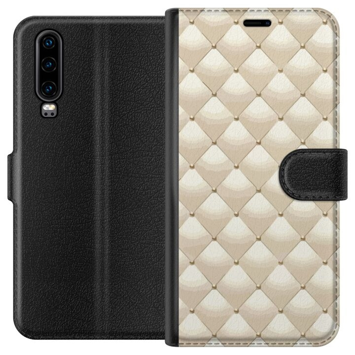 Lompakkokotelo Huawei P30-laitteelle, jossa on Kultakiilto kuvio ryhmässä ÄLYPUHELIMET JA TABLETIT / Puhelimen suojakotelo / Huawei/Honori @ TP E-commerce Nordic AB (A53185)