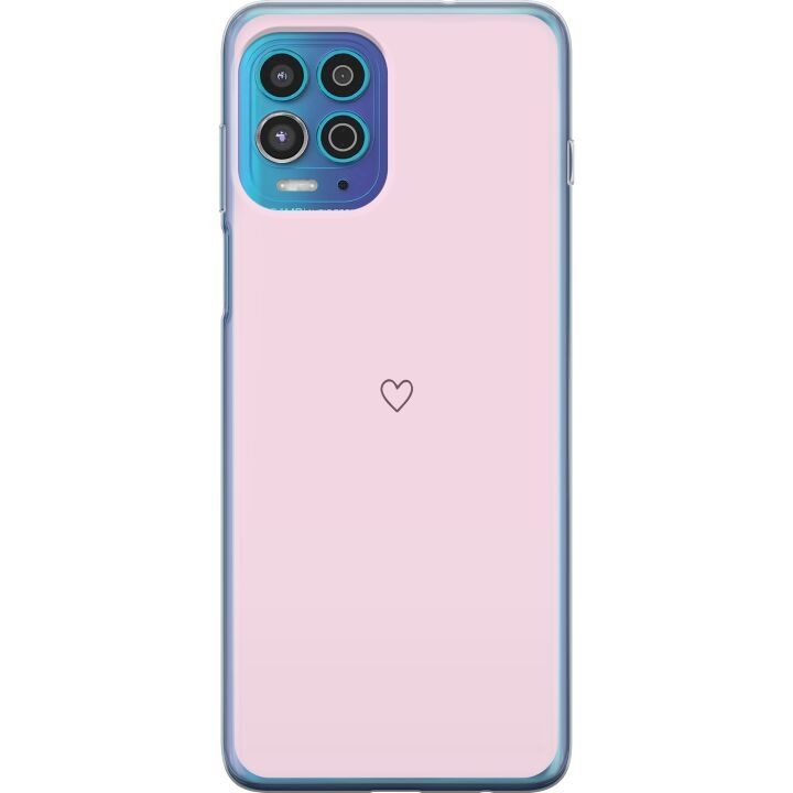 Kännykkäkuori Motorola Moto G100-laitteelle, jossa on Sydän kuvio ryhmässä ÄLYPUHELIMET JA TABLETIT / Puhelimen suojakotelo / Motorola @ TP E-commerce Nordic AB (A54630)