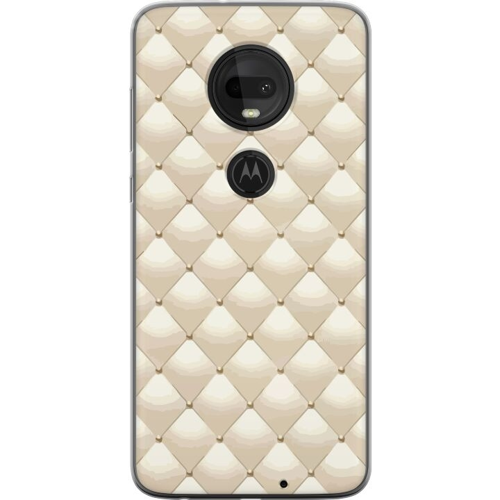 Kännykkäkuori Motorola Moto G7 -laitteelle, jossa on Kultakiilto kuvio ryhmässä ÄLYPUHELIMET JA TABLETIT / Puhelimen suojakotelo / Motorola @ TP E-commerce Nordic AB (A55285)