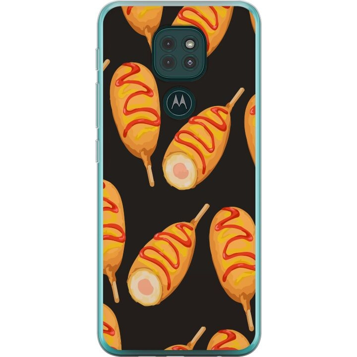Kännykkäkuori Motorola Moto G9 Play-laitteelle, jossa on Kanan reisi kuvio ryhmässä ÄLYPUHELIMET JA TABLETIT / Puhelimen suojakotelo / Motorola @ TP E-commerce Nordic AB (A55619)