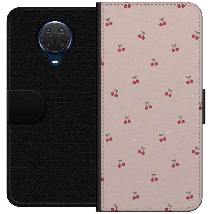 Lompakkokotelo Nokia G20-laitteelle, jossa on Kirsikka kuvio ryhmässä ÄLYPUHELIMET JA TABLETIT / Puhelimen suojakotelo / Nokia/Microsoft @ TP E-commerce Nordic AB (A55941)