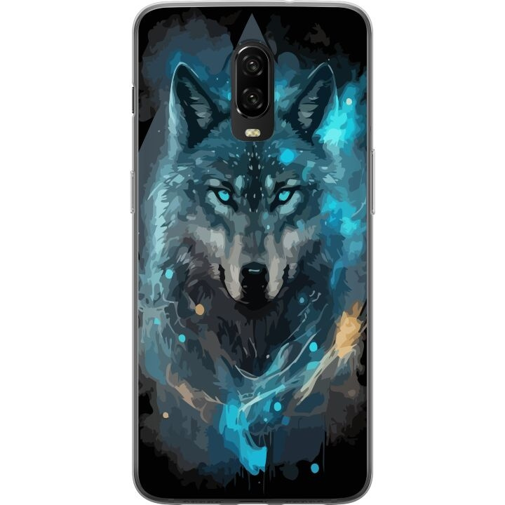 Kännykkäkuori OnePlus 6T-laitteelle, jossa on Susi kuvio ryhmässä ÄLYPUHELIMET JA TABLETIT / Puhelimen suojakotelo / OnePlus @ TP E-commerce Nordic AB (A56560)