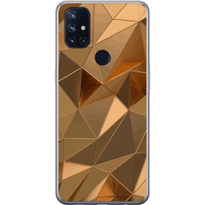 Kännykkäkuori OnePlus Nord N10 5G-laitteelle, jossa on 3D Kulta kuvio ryhmässä ÄLYPUHELIMET JA TABLETIT / Puhelimen suojakotelo / OnePlus @ TP E-commerce Nordic AB (A57254)