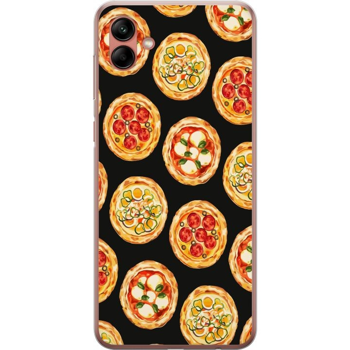 Kännykkäkuori Samsung Galaxy A04-laitteelle, jossa on Pizza kuvio ryhmässä ÄLYPUHELIMET JA TABLETIT / Puhelimen suojakotelo / Samsung @ TP E-commerce Nordic AB (A58323)