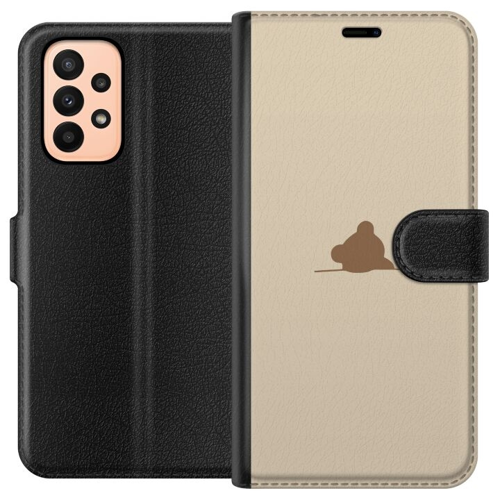 Lompakkokotelo Samsung Galaxy A23-laitteelle, jossa on Nalle kuvio ryhmässä ÄLYPUHELIMET JA TABLETIT / Puhelimen suojakotelo / Samsung @ TP E-commerce Nordic AB (A59032)