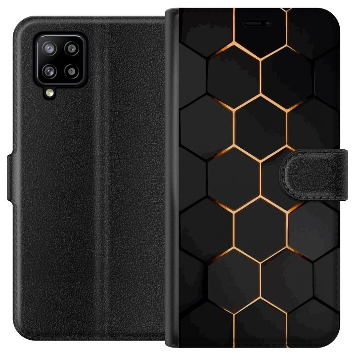 Lompakkokotelo Samsung Galaxy A42 5G-laitteelle, jossa on Ylellinen Kuvio kuvio