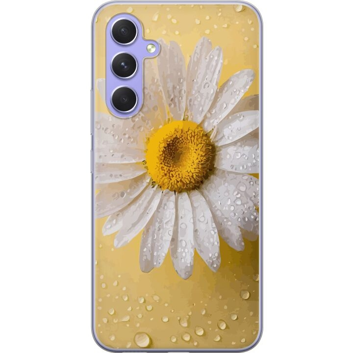 Kännykkäkuori Samsung Galaxy A54-laitteelle, jossa on Posliinikukka kuvio