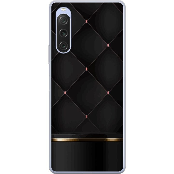 Kännykkäkuori Sony Xperia 10 V-laitteelle, jossa on Ylellinen linja kuvio ryhmässä ÄLYPUHELIMET JA TABLETIT / Puhelimen suojakotelo / Sony @ TP E-commerce Nordic AB (A61079)