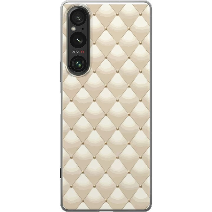 Kännykkäkuori Sony Xperia 1 V-laitteelle, jossa on Kultakiilto kuvio ryhmässä ÄLYPUHELIMET JA TABLETIT / Puhelimen suojakotelo / Sony @ TP E-commerce Nordic AB (A61333)