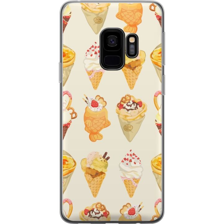 Kännykkäkuori Samsung Galaxy S9-laitteelle, jossa on Lasinen kuvio ryhmässä ÄLYPUHELIMET JA TABLETIT / Puhelimen suojakotelo / Samsung @ TP E-commerce Nordic AB (A63262)