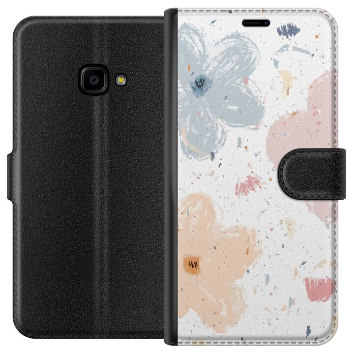 Lompakkokotelo Samsung Galaxy Xcover 4-laitteelle, jossa on Kukat kuvio ryhmässä ÄLYPUHELIMET JA TABLETIT / Puhelimen suojakotelo / Samsung @ TP E-commerce Nordic AB (A63371)