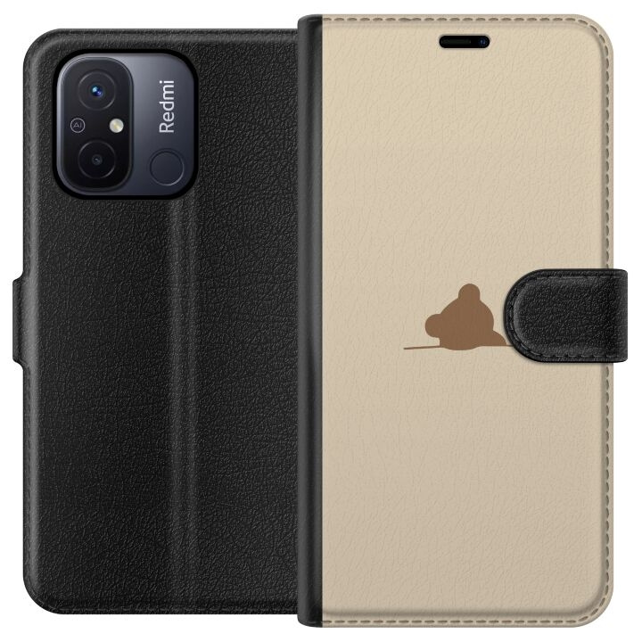 Lompakkokotelo Xiaomi Redmi 12C-laitteelle, jossa on Nalle kuvio ryhmässä ÄLYPUHELIMET JA TABLETIT / Puhelimen suojakotelo / Xiaomi @ TP E-commerce Nordic AB (A65566)