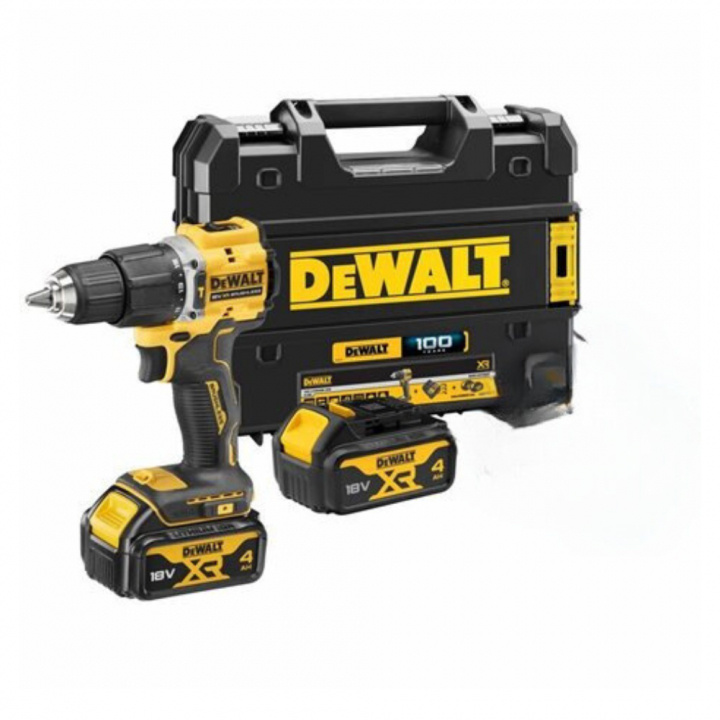 DeWalt DCD777M2T-QW 18V XR porakone (2x4Ah) ryhmässä KOTI, TALOUS JA PUUTARHA / Työkalut & Tee itse / Porakoneet @ TP E-commerce Nordic AB (A66847)