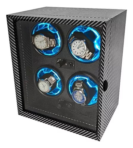 Watch winder med LED-belysning och USB-strömförsörjning ryhmässä KOTI, TALOUS JA PUUTARHA / Kellot ja laskimet / Tarvikkeet @ TP E-commerce Nordic AB (A70010)