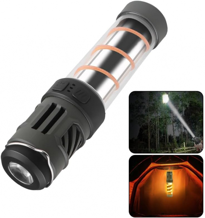 2-i-1 LED Campinglampa med myggavvisare ryhmässä URHEILU, VAPAA-AIKA JA HARRASTUS / Ulkoilu / Retkeilylamput @ TP E-commerce Nordic AB (A70045)