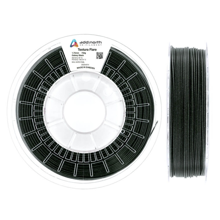 ADDNORTH Textura Flare 750g Galaxy Black ryhmässä TIETOKOONET & TARVIKKEET / Tulostimet & Tarvikkeet / Tulostimet / 3D-tulostin & Tarvikkeet / Tillbehör @ TP E-commerce Nordic AB (C00137)
